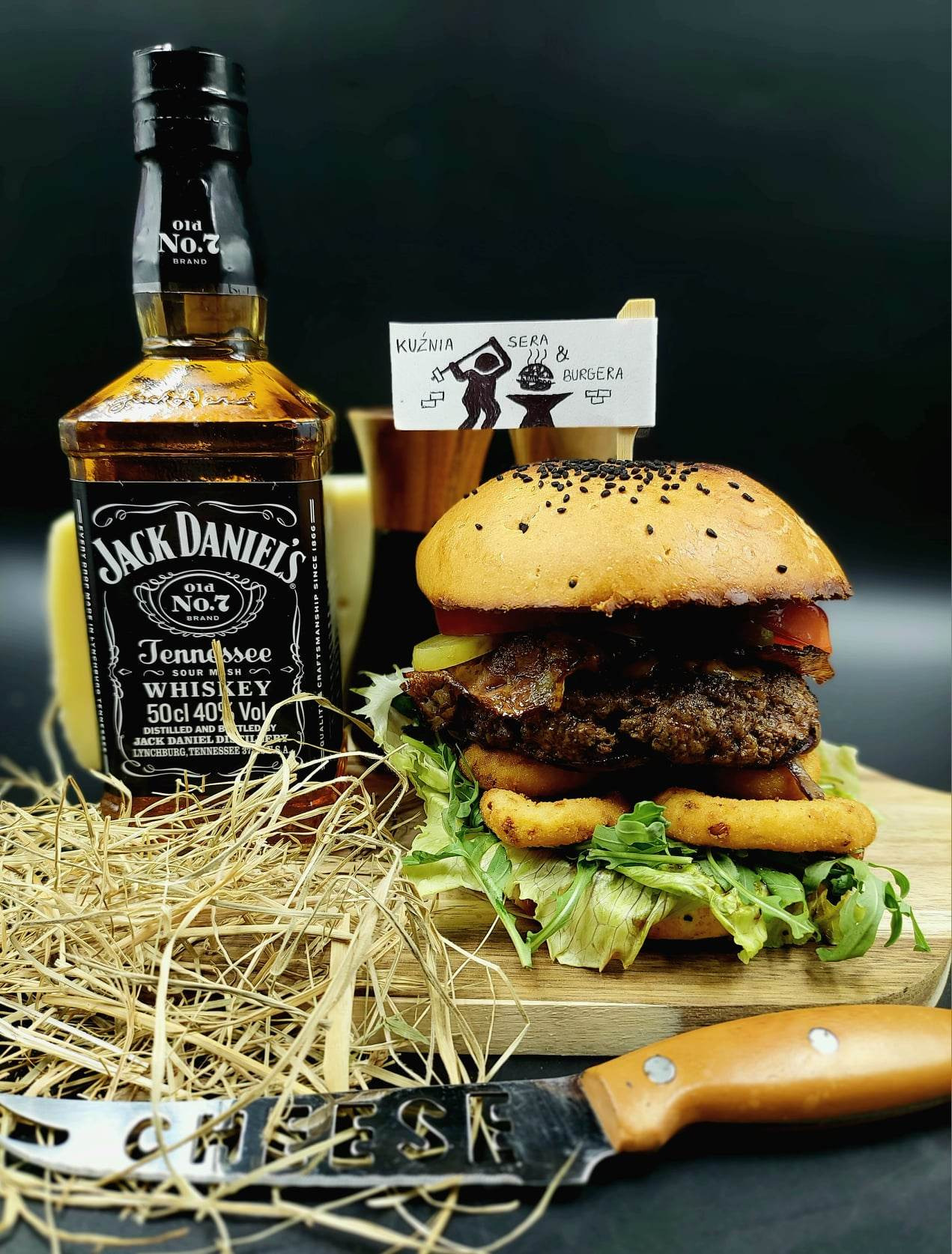 Burger Jack Daniels Onion