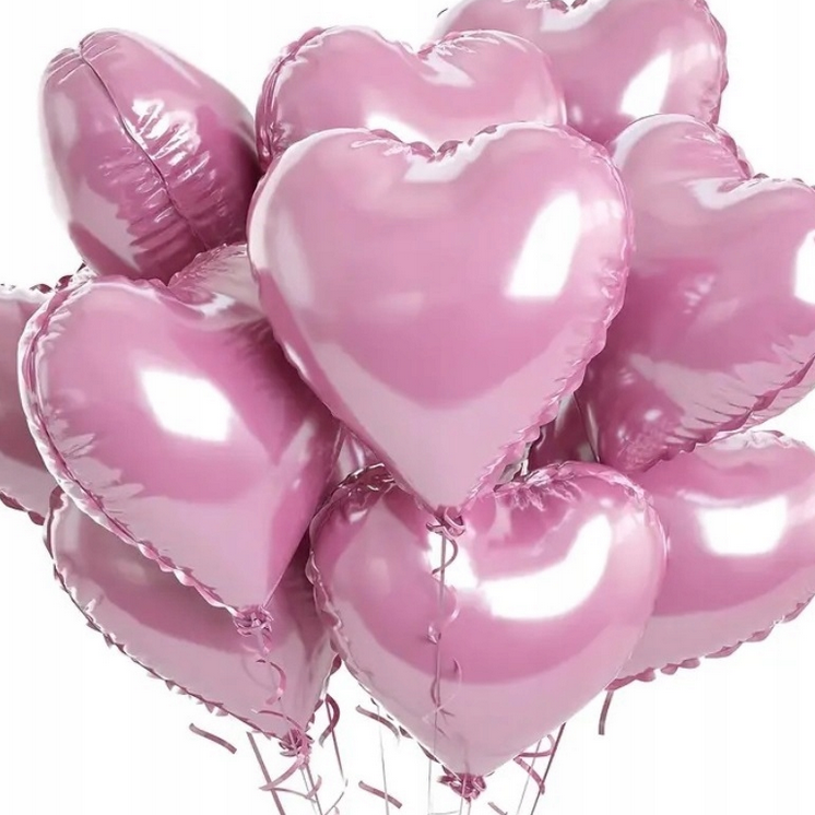 Balon z helem różowy