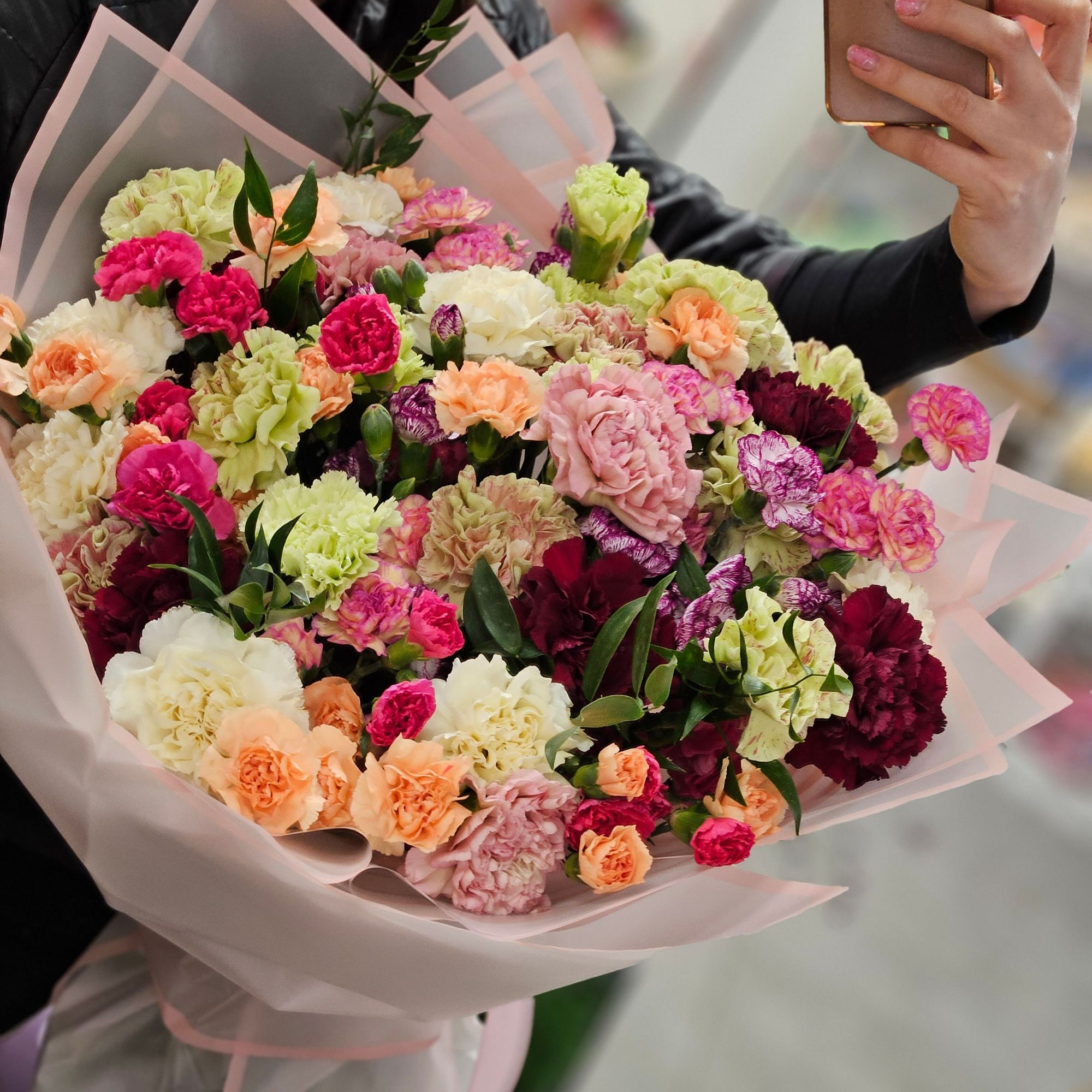 Bukiet mix 50 goździków