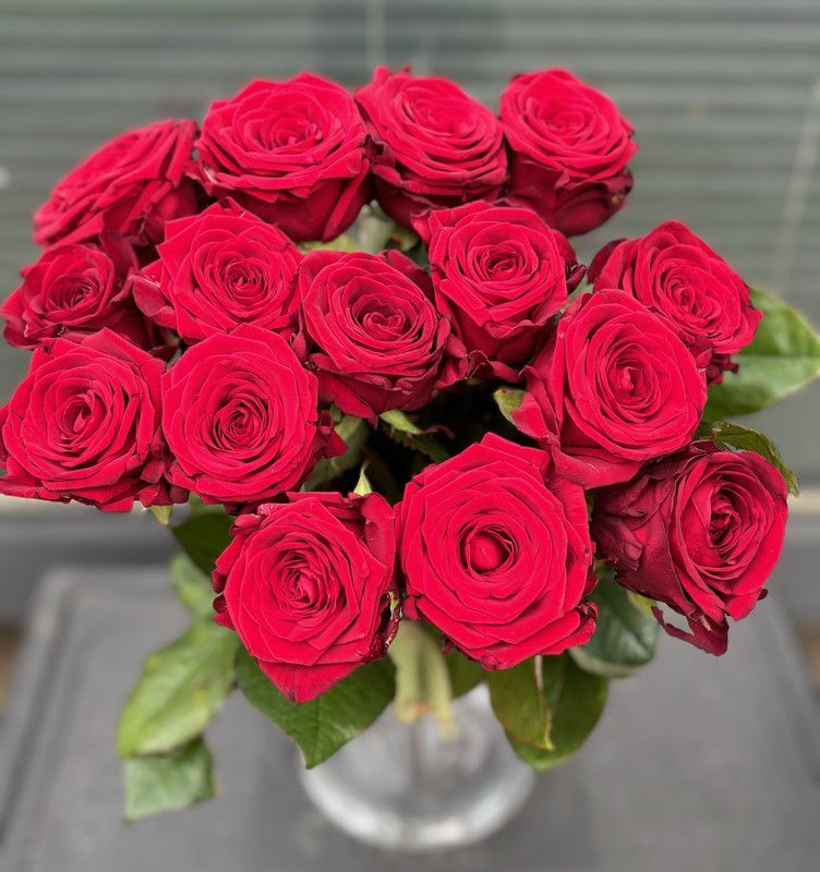 Czerwone róże 15szt