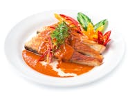 CHUCHI PLA Salmon Fish (Łosoś w czerwonym curry)
