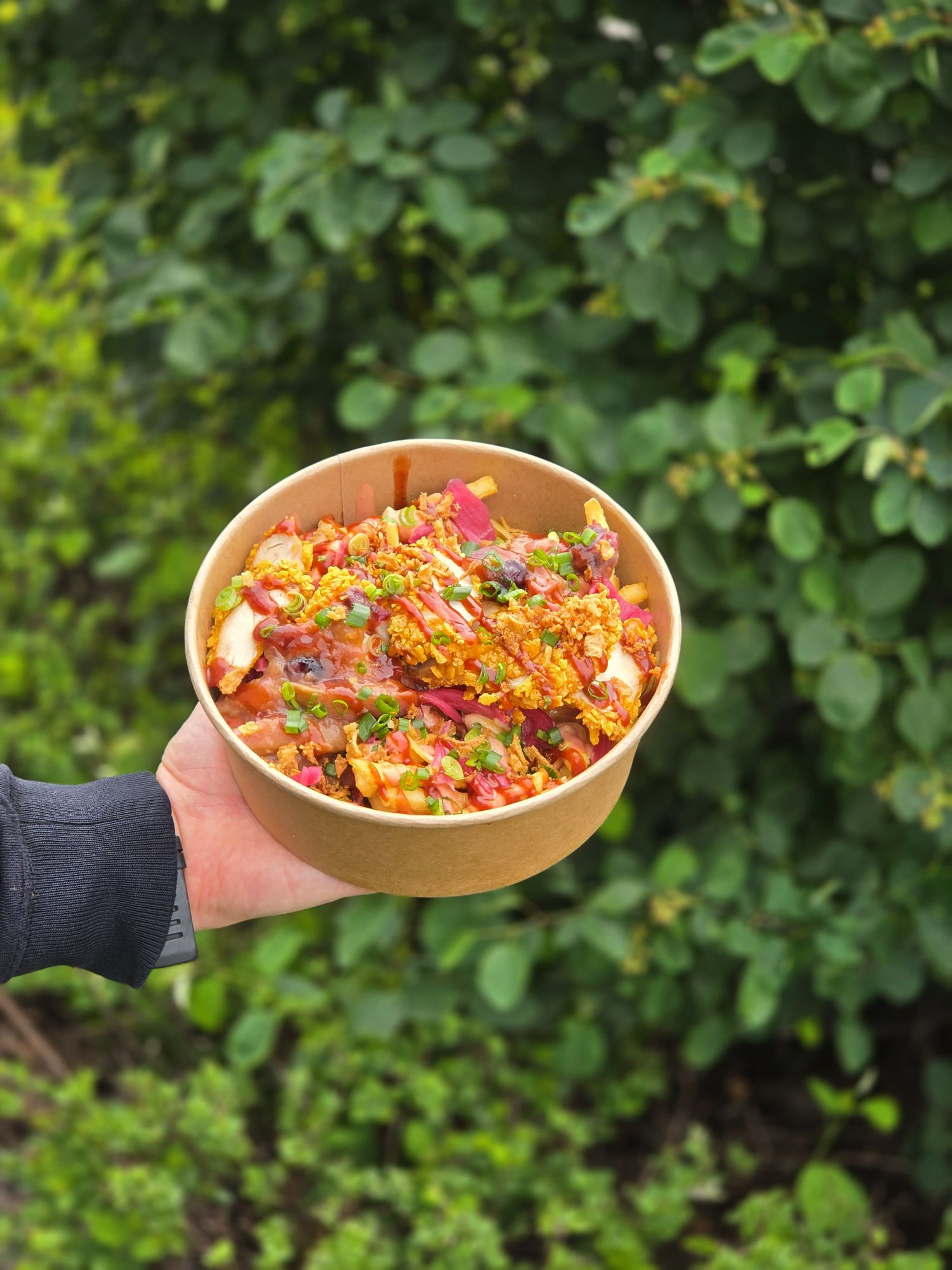 Kentucky Rabarbar Loaded Fries