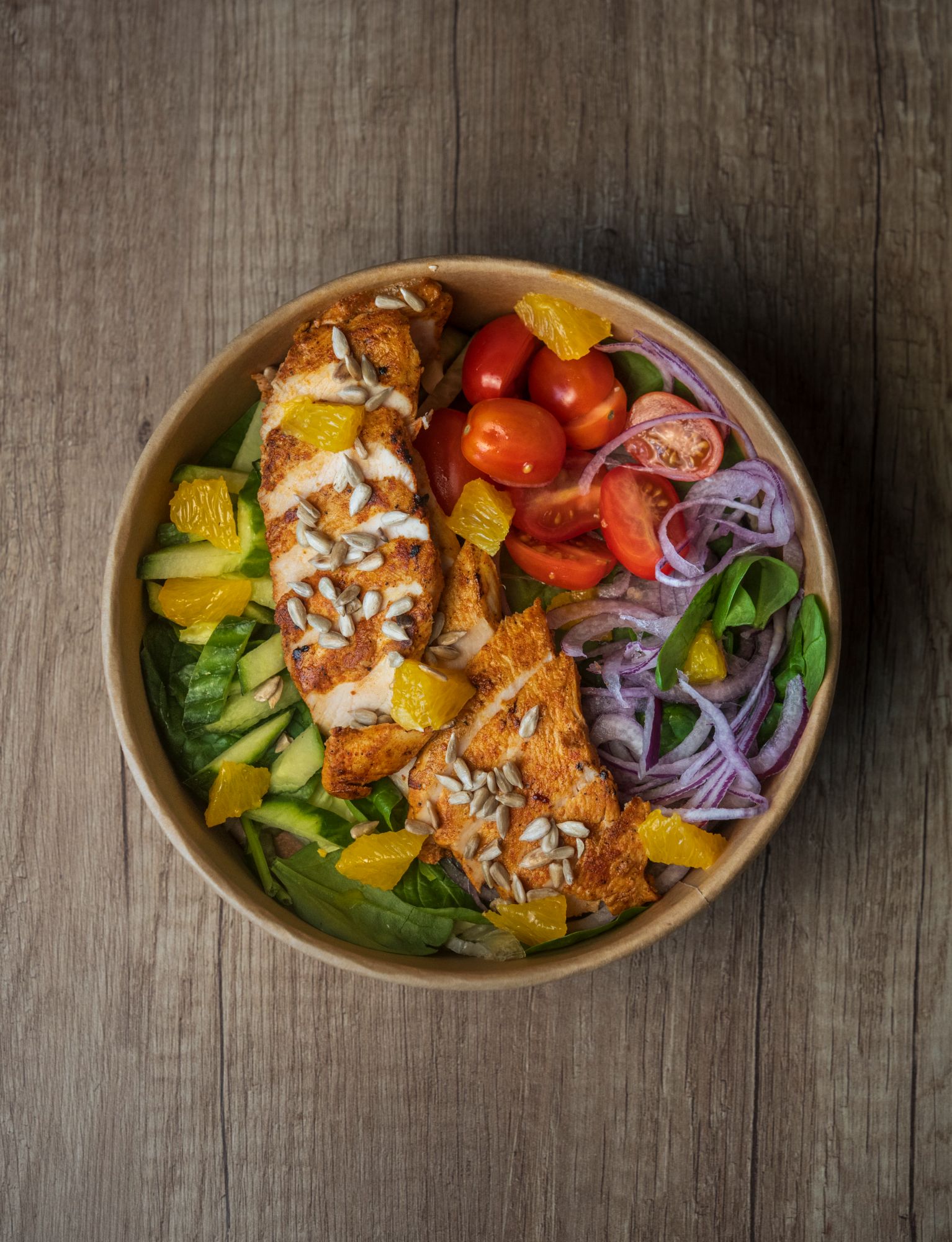 Sałatka z Grillowanym kurczakiem