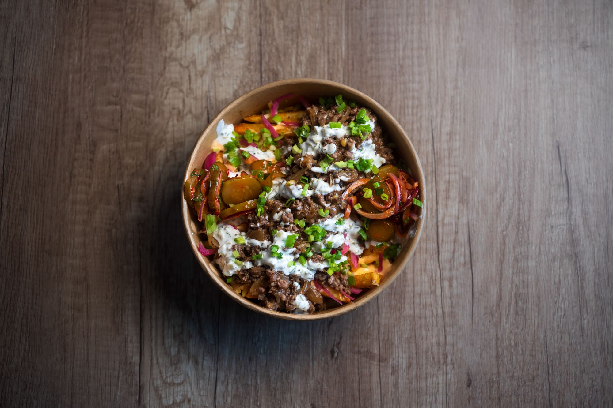 Patty Melt Bowl Fries