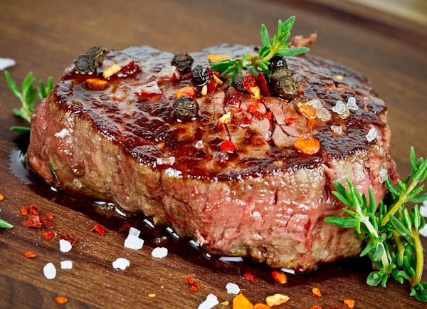 Muschi de vita la gratar / Grilled Beef Steak