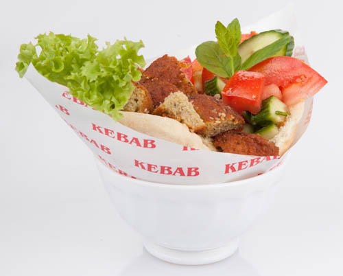 Wega kanapka falafel