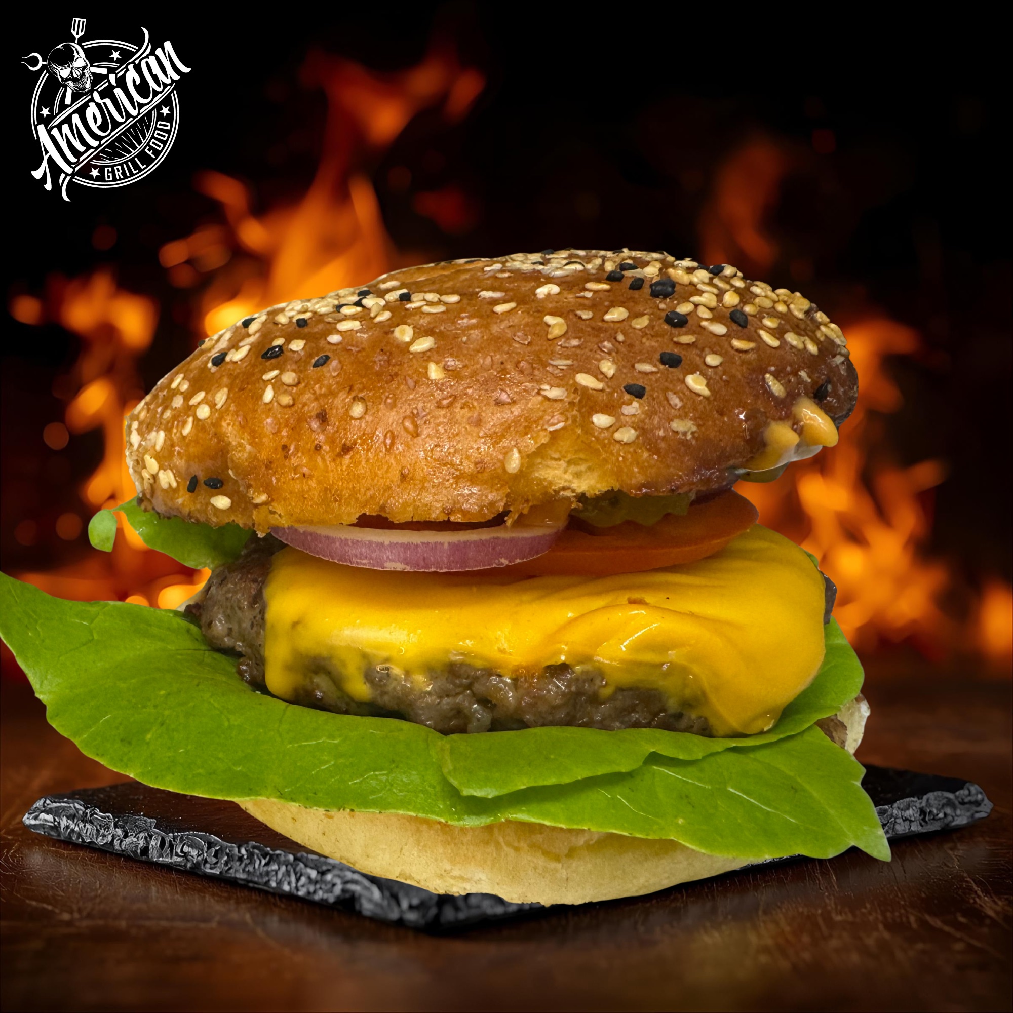 Cheesy Burger