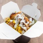 Kebab box z ryżem basmati