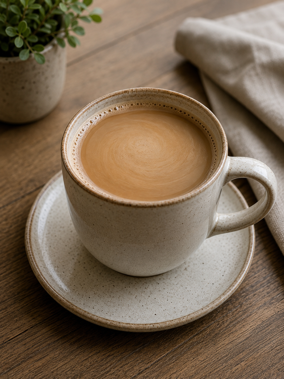 Americano z mlekiem