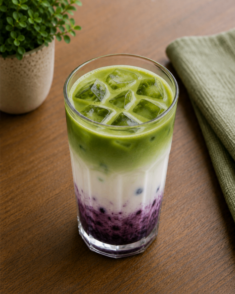 Matcha Jagodowa Ice