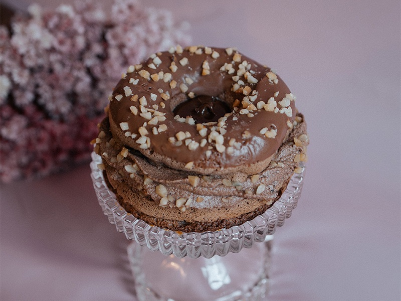 Donut a’la ferrero rocher