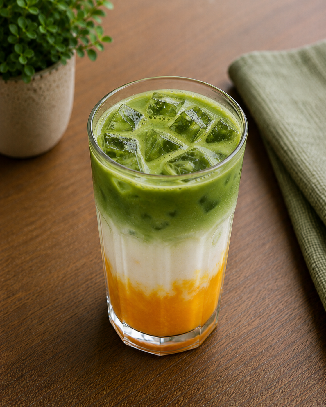 Matcha Mango Ice