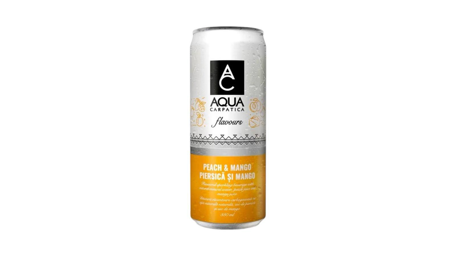 AQUA CARPATICA FLAVOURS PIERSICA SI MANGO 0.33 L 