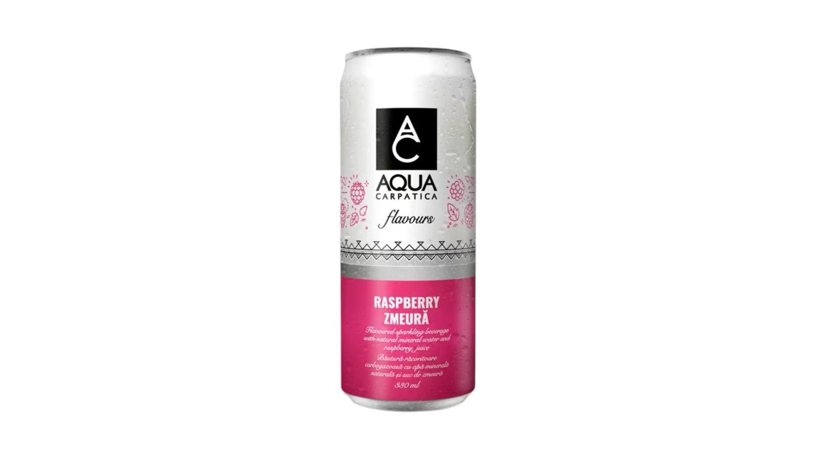 AQUA CARPATICA FLAVOURS ZMEURA 0.33 L 