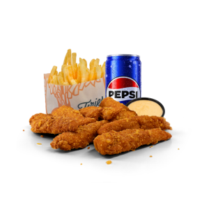 MENIU CRISPY STRIPS PICANT MARE - 505gr