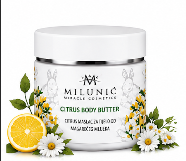 CITRUS BODY BUTTER - Prirodna svježina za meku i njegovanu kožu