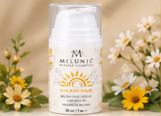 SUN KISS BALM - Balzam prije i poslije sunčanja od magarećeg mlijeka