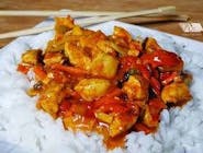 Kurczak po chińsku z ryżem