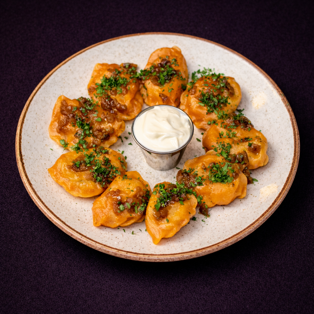 Pierogi zbójnickie smażone