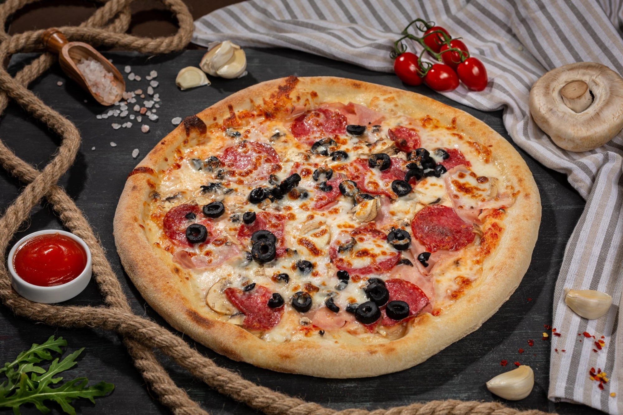 Pizza Quattro Stagioni M