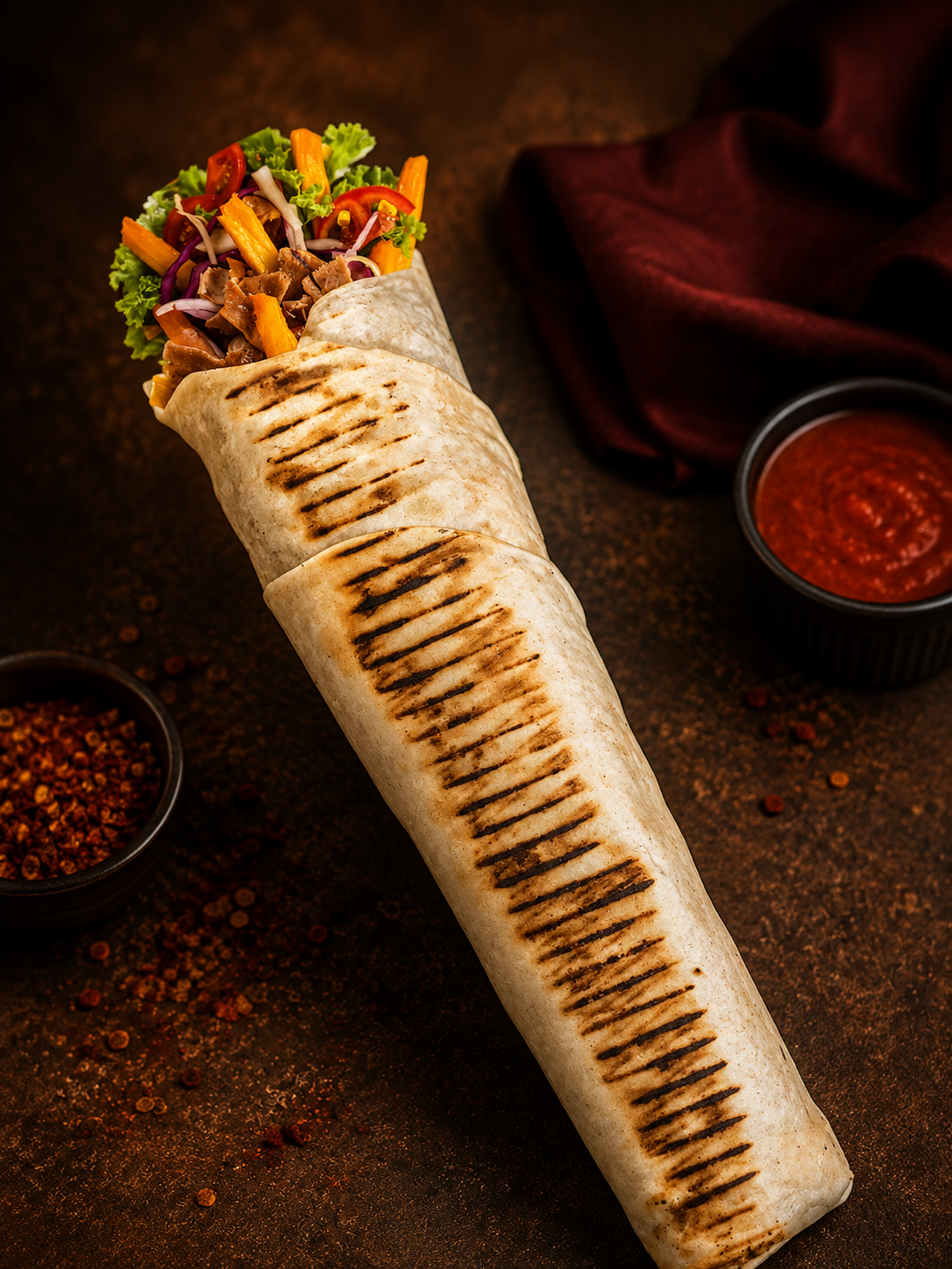 Kebab tortilla