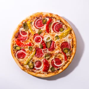 35. Spicy Rikers Island (Najostrzejsza pizza w mieście. Zamawiasz na własną odpowiedzialność!!)
