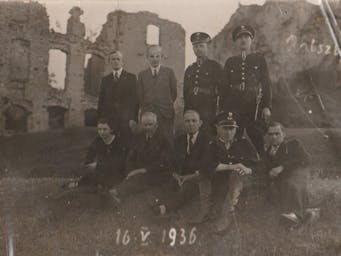 Zamek Rabsztyn - historyczne zdjęcie