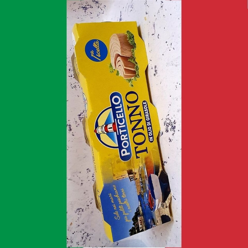 Tuńczyk w oliwie 3 pak Porticello