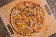 26. Pizza Mix 4 x 25% ( cztery różne rodzaje pizzy do wyboru w proporcjach po 25% każdej- nazwy pizz prosze podać w uwagach )