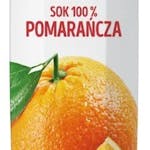 Sok 100% pomarańczowy 1l