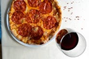 Pizza Salami e Gorgonzola