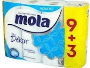 Papier toaletowy MOLA Biały `12 rolek