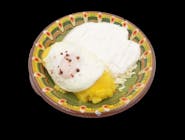 Mămăliguță cu smântână, telemea și ou prăjit PROMO