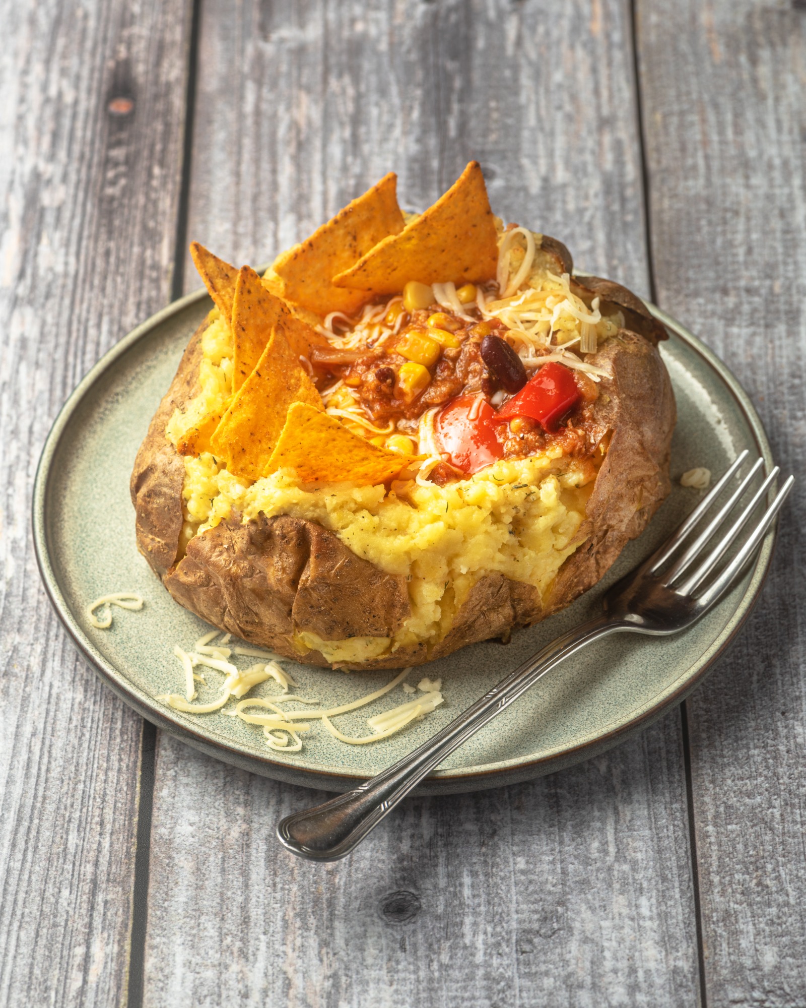 Kumpir Chilli con Carne duży 