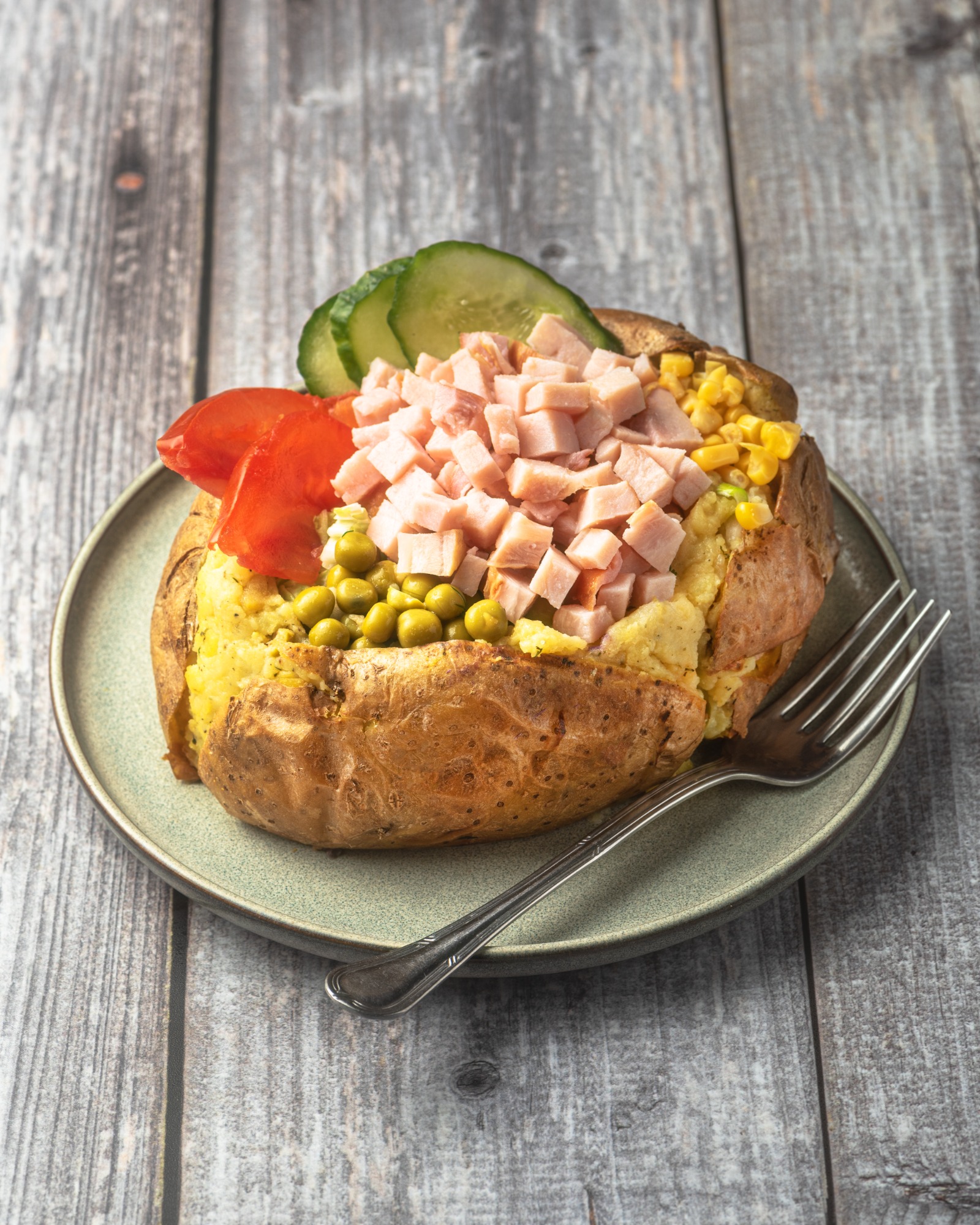 Kumpir z Szynką mały