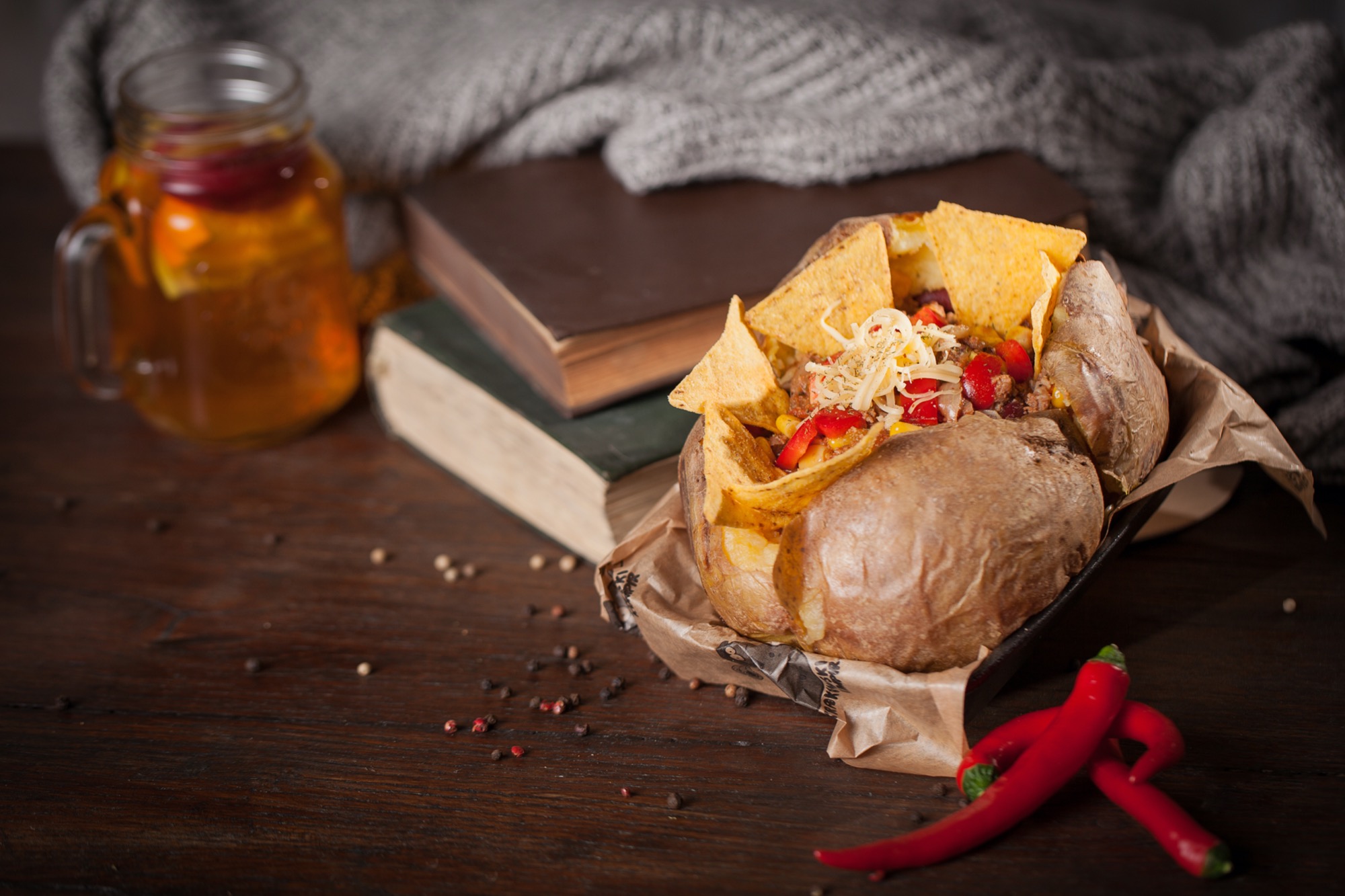 Kumpir Chilli con Carne mały 