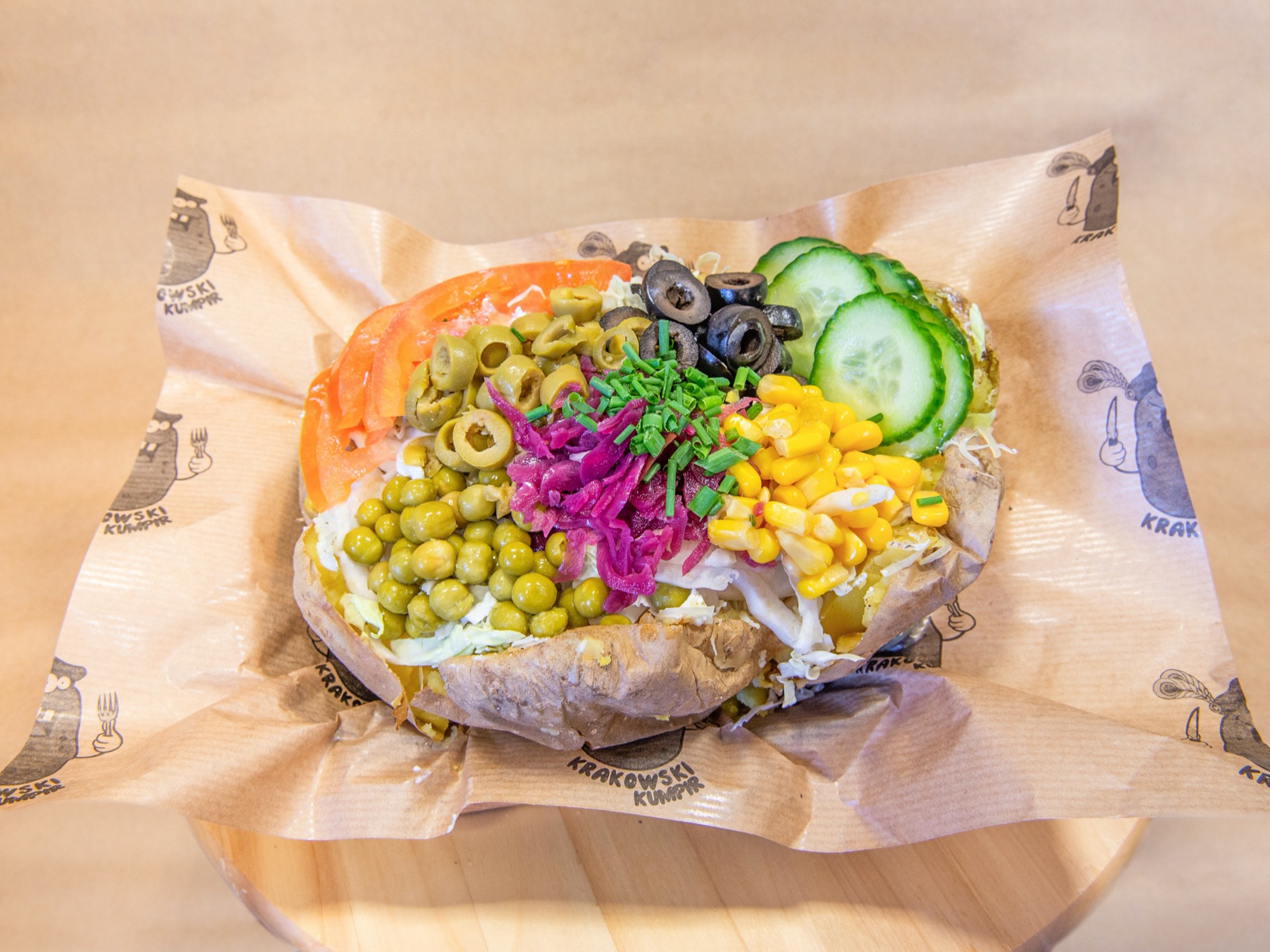 Kumpir Wegański duży