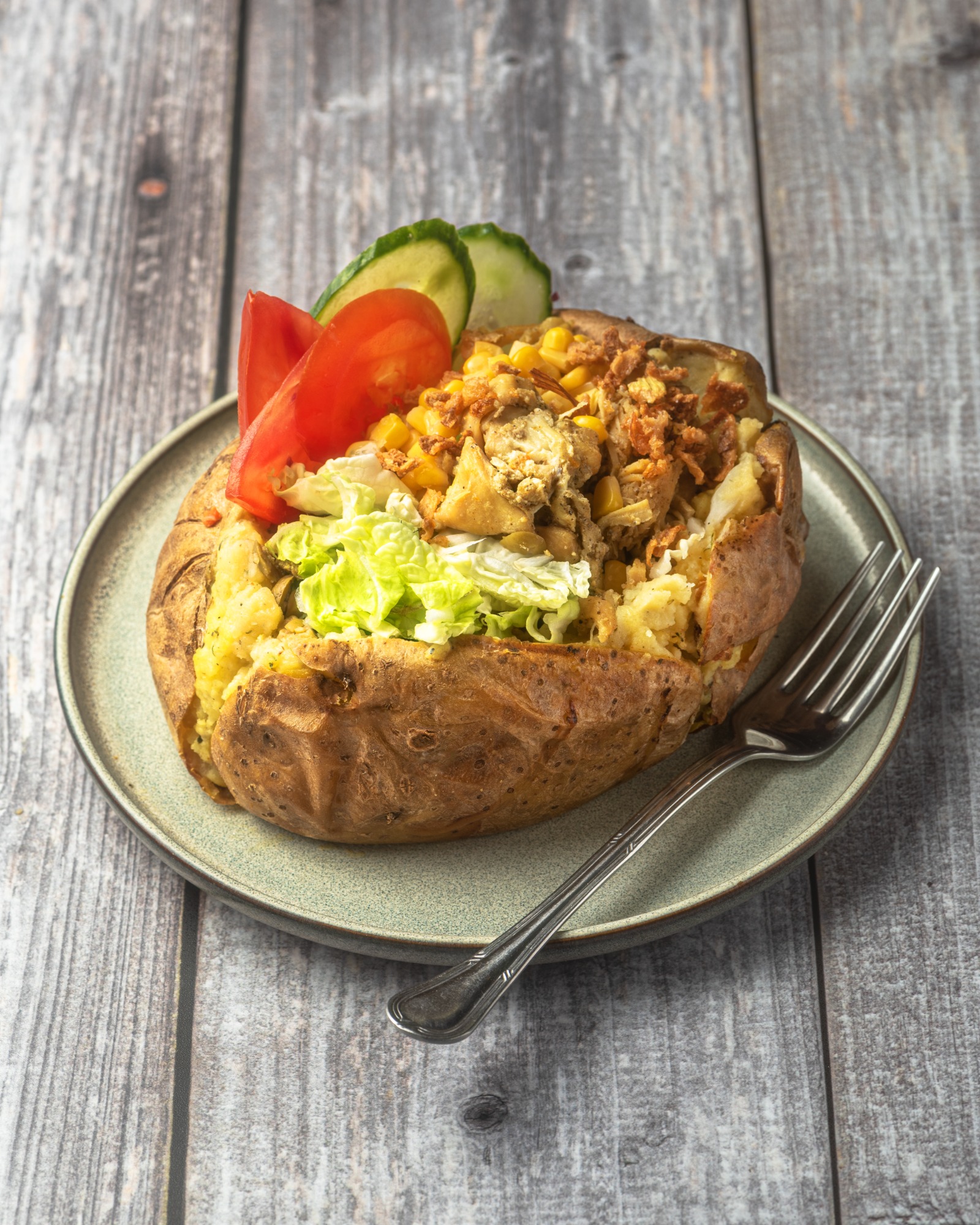 Kumpir z Kurczakiem mały