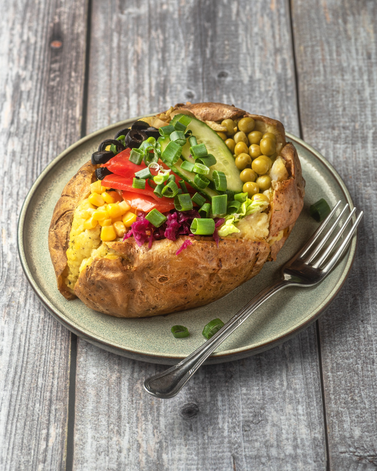 Kumpir Wegański duży