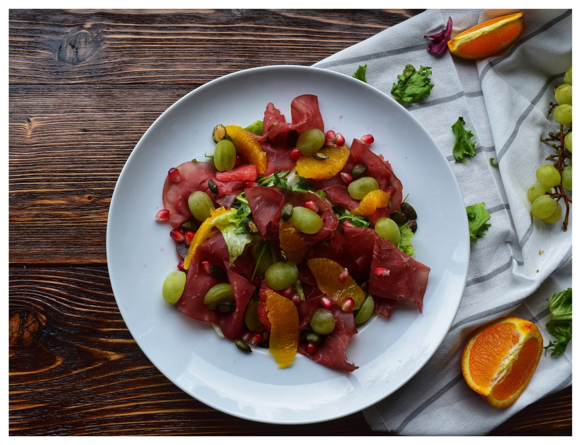 sałatka z bresaolą