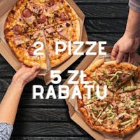 Dwie pizze - 5zł rabatu