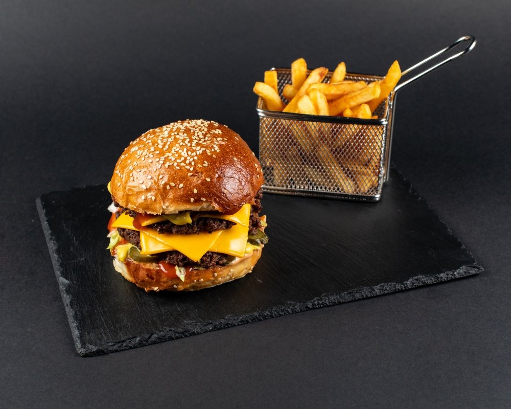 Meniu Double Cheeseburger