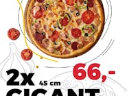 Wybierz 2 pizze 45cm za 66 zł