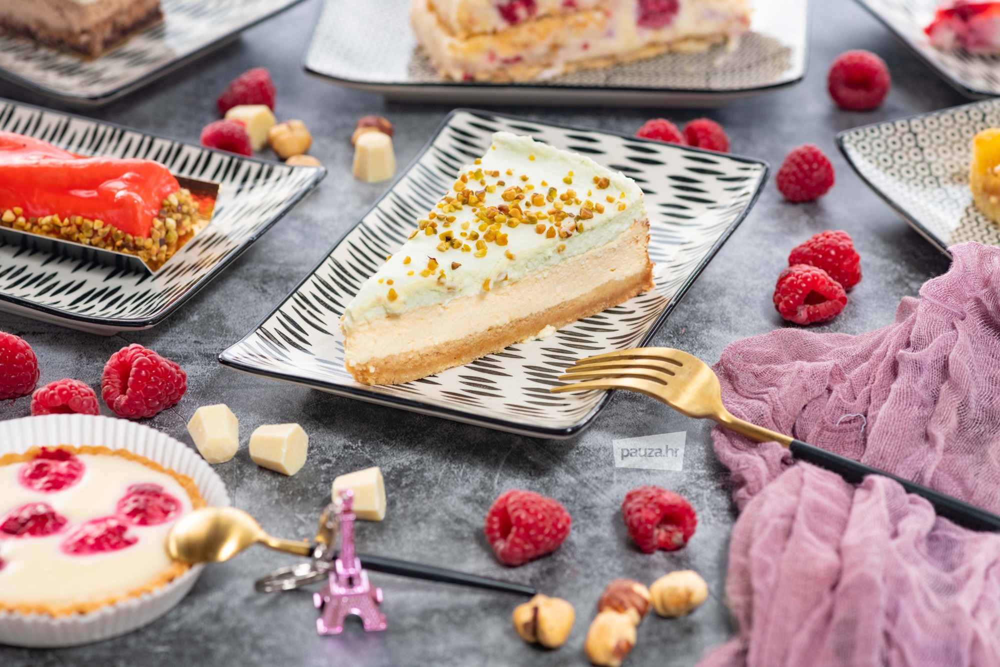 Cheesecake bijela čokolada pistacija