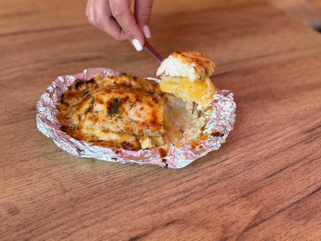 Ryba w folii z ziemniakami