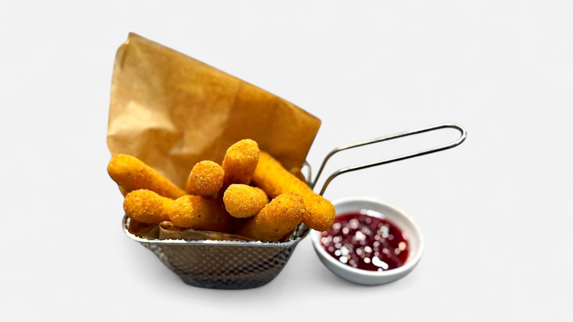 Serowe paluszki z sosem