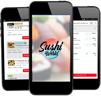 Aplikacja do zamawiania sushi