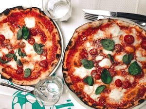 #nalunch zamówienie za 59zł  masz gratis Margherite ! a za 75zł pizzę o numerze od 1 do 12 z naszego menu ! 