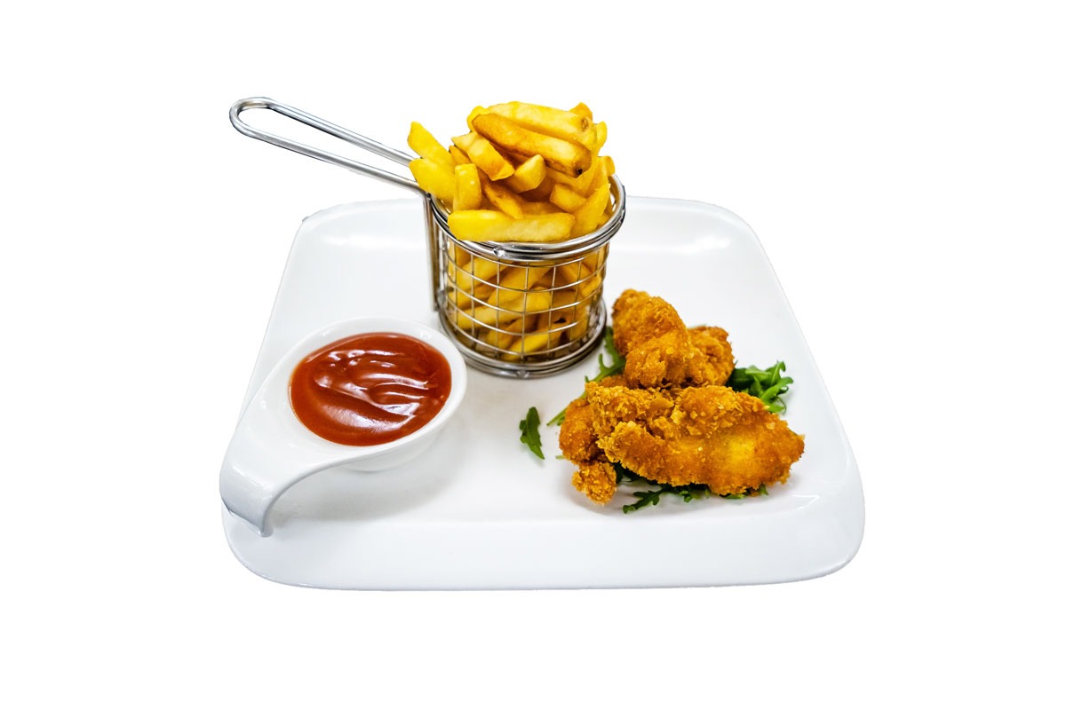 Crispy Junior cu cartofi pai si ketchup dulce 300 g