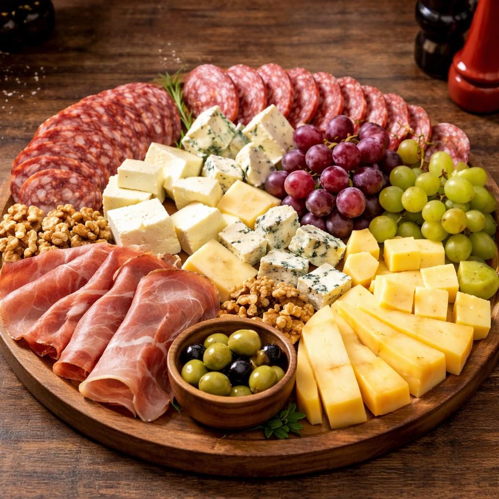 PLATOU  DE BRÂNZETURI CU SALAMURI FINE 1.2 kg